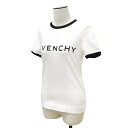 【GW・母の日ギフト直前お買得セール☆全品7％OFFクーポン☆30日迄☆全品新品】 GIVENCHY ジバンシィ BW70BF 3YAC 116 WHITE/BLACK レディース ロゴ スリムフィット Tシャツ 半袖 クルーネック