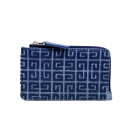 【GW・母の日ギフトスペシャルセール☆全品10％OFFクーポン☆12日迄☆全品新品】GIVENCHY ジバンシィ BB60KP B1TV 420 MEDIUM BLUE ジップ付きカードホルダー 4Gキャンバス＆レザー /フラグメントケース