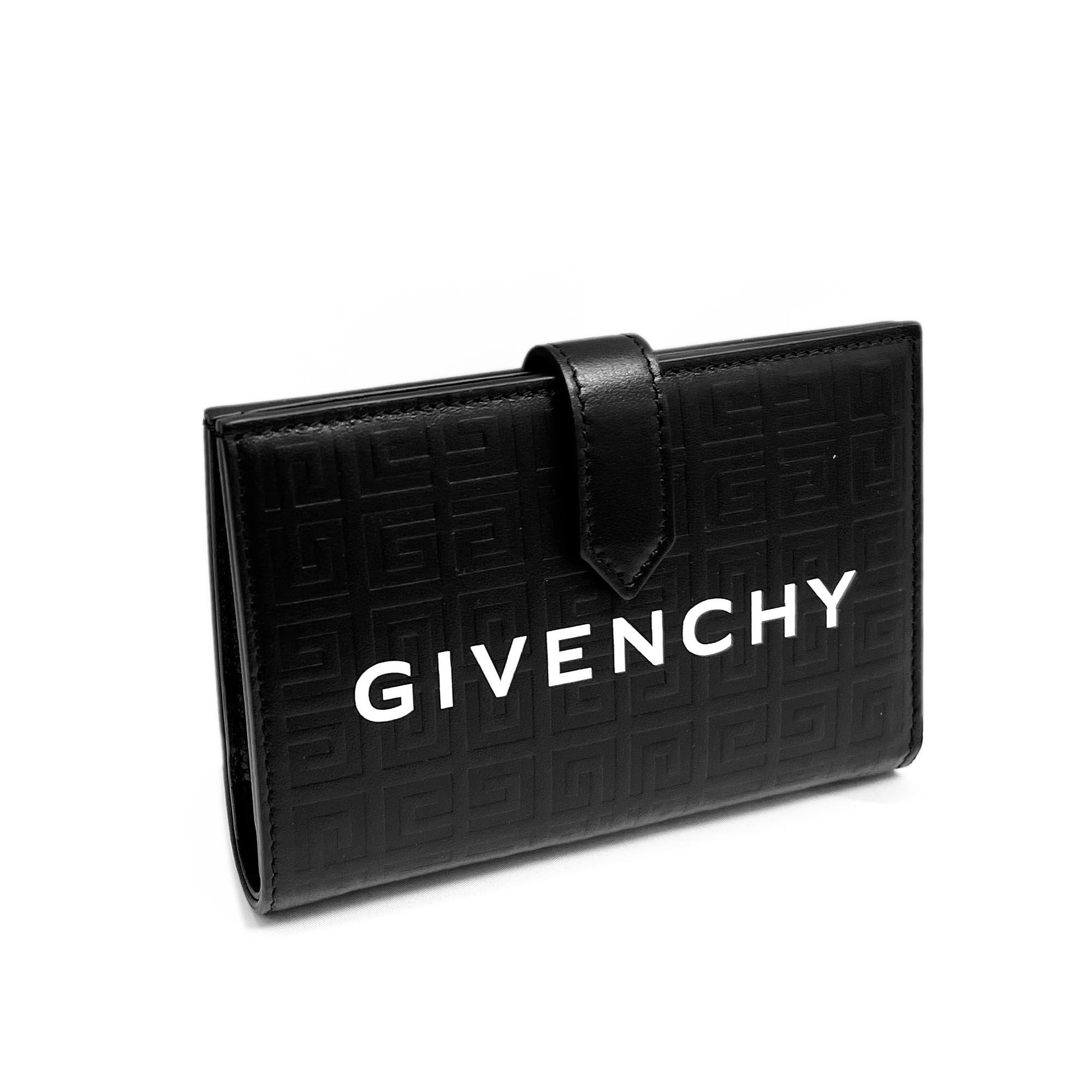 【決算大処分市☆全品10％OFFクーポン☆31日迄☆全品新品】GIVENCHY ジバンシィ BB60K8 B1J5 001 Gカットウォレット 4Gレザー/二つ折り財布 ブラック