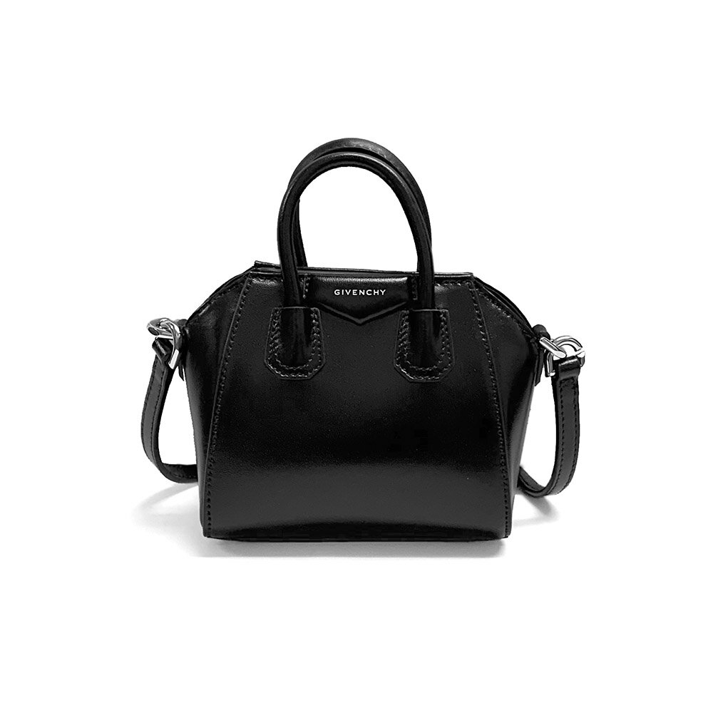 【決算大処分市☆全品10％OFFクーポン☆31日迄☆全品新品】GIVENCHY ジバンシィ BB60K4 B00D 001 BLACK レザーボックス アンティゴナ マイクロバッグ ブラック