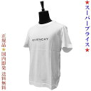 【GW・母の日ギフトスペシャルセール☆全品10％OFFクーポン☆12日迄☆全品新品】GIVENCHY ジバンシィ BM7165 3Y6B 100 ブランドロゴ リバース スリムTシャツ 半袖