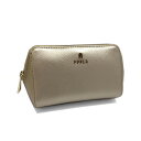 フルラ 【激安!在庫大処分市☆全品5％OFFクーポン☆31日迄☆新品】FURLA フルラ WE00449 AMT000 CHA00 FURLA CAMELIAコスメケース M / ポーチ シャンパンゴールド