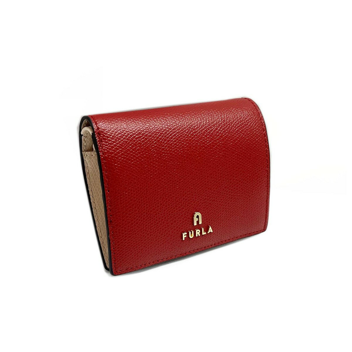 【GW・母の日ギフトスペシャルセール☆全品10％OFFクーポン☆12日迄☆全品新品】FURLA フルラ WP00304 ARE000 1871S FURLA CAMELIAコンパクト財布 S / ニつ折り財布 レッド系