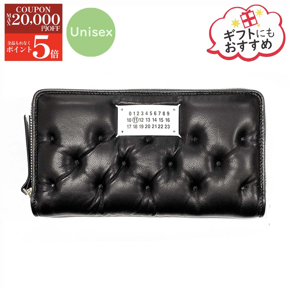 【激安!!好評!!在庫処分SALE延長☆全品P5倍＆更に最大2万円値引きクーポン28日迄】Maison Margiela メゾンマルジェラ SA1UI0030 P6434 T8013 グラム スラム エンブロイダリー ウォレット 長財布