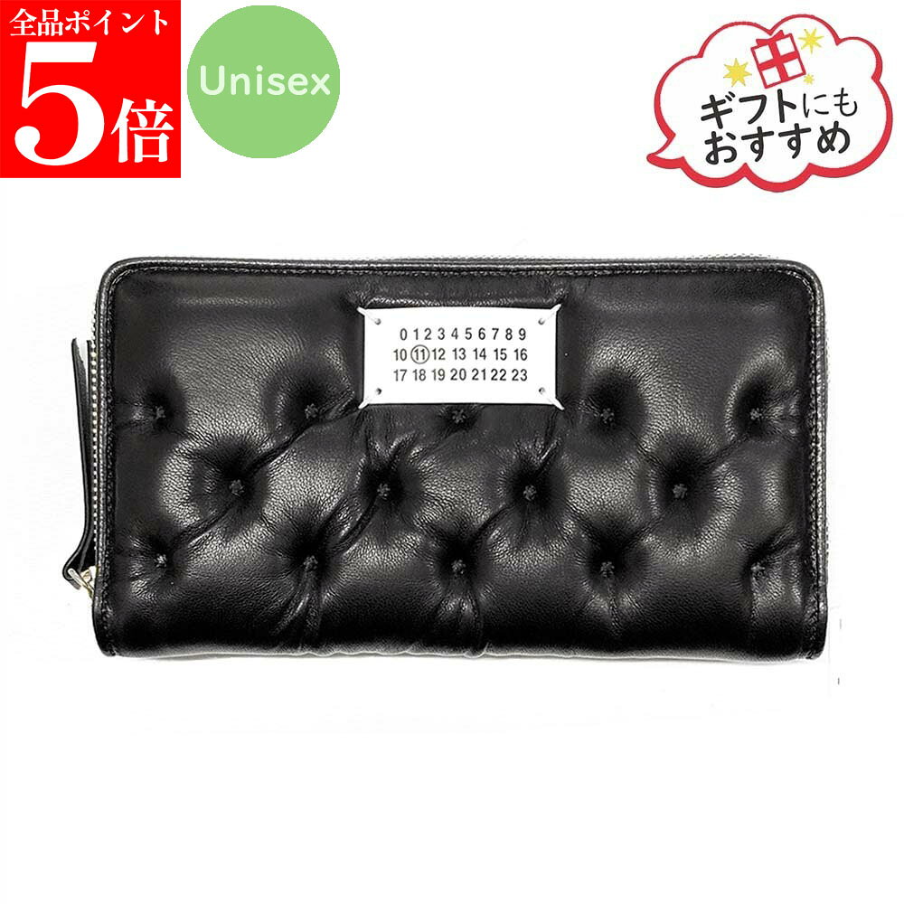 樂天商城 - 【決算セール☆全品P5倍＆最大2万円スペシャルクーポン10日迄】Maison Margiela メゾンマルジェラ SA1UI0030 P6434 T8013 グラム スラム エンブロイダリー ウォレット 長財布