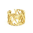【サマーセール☆全品P5倍&最大15000円スペシャルクーポン15日迄】AMI PARIS アミパリスUJW925.361 902 GOLD ゴールドプレーテッド ブラス Ami de Coeur リング 指輪 リング