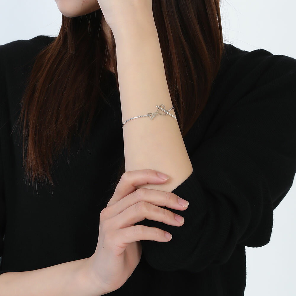 【お買い物マラソンSALE★全品ポイント5倍】AMI PARIS アミパリス UJW917.361 900 Ami de Coeur チェーン ブレスレット レディース 女性用 婦人用 3