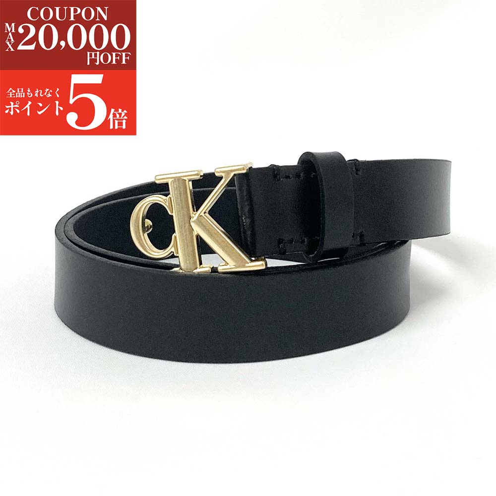 【BLACK FRIDAY SALE☆全品P5倍＆最大2万円スペシャルクーポン15日迄】Calvin Klein（カルバン クライン ） LV04K7017G UB1 レディース レザー ベルト
