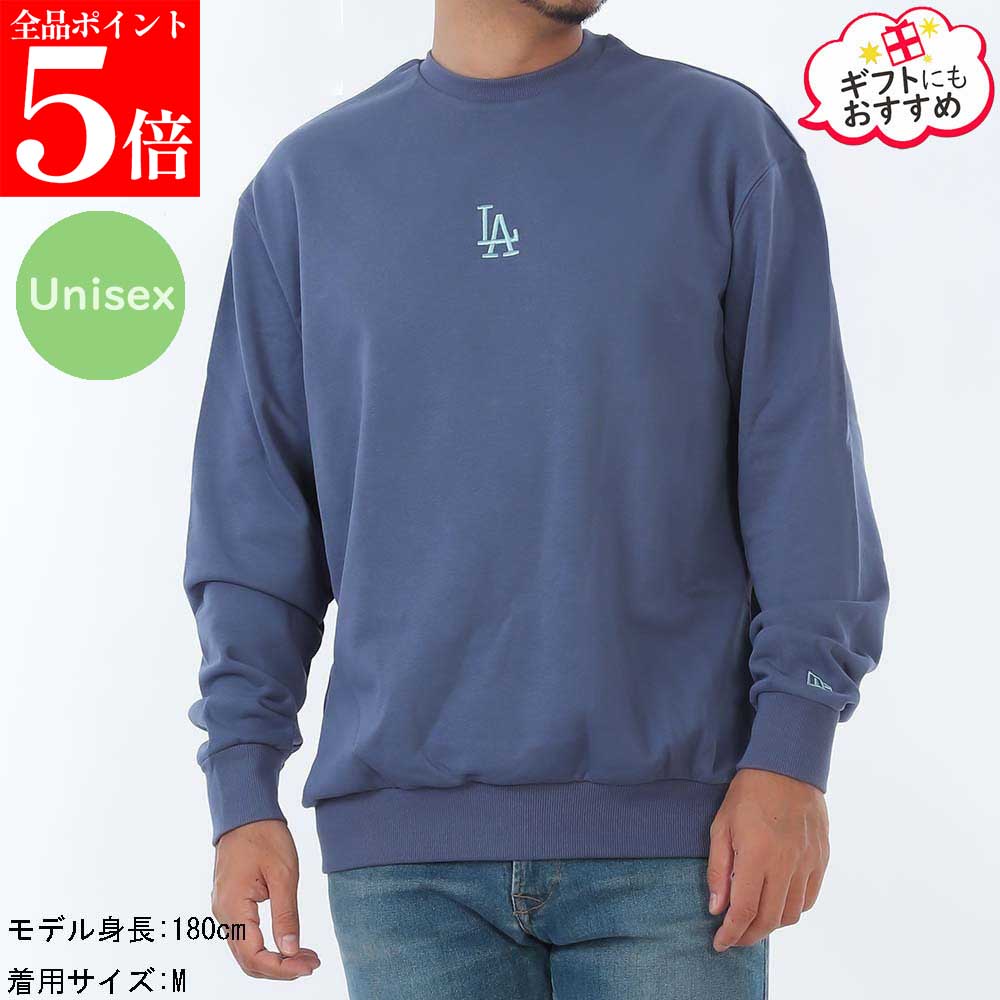 Rakuten - 【決算セール☆全品P5倍＆最大2万円スペシャルクーポン10日迄】NEW ERA ニューエラ 60684259 MIN スウェットシャツ オーバーサイズド LA ドジャース 長袖スウエット メンズ レディース ユニセックス 男性用 女性用
