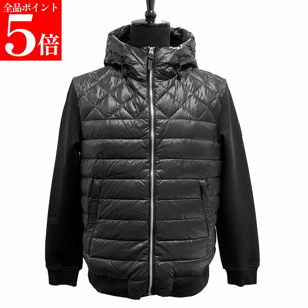 Rakuten - 【正規品・新品・GW直前スーパーSALE全品P5倍＆全品5％値引きクーポン30日迄】MACKAGE マッカージュ ダウンジャケット FLETCHER フーデッドジャケット メンズ ブラック 男性用 紳士用