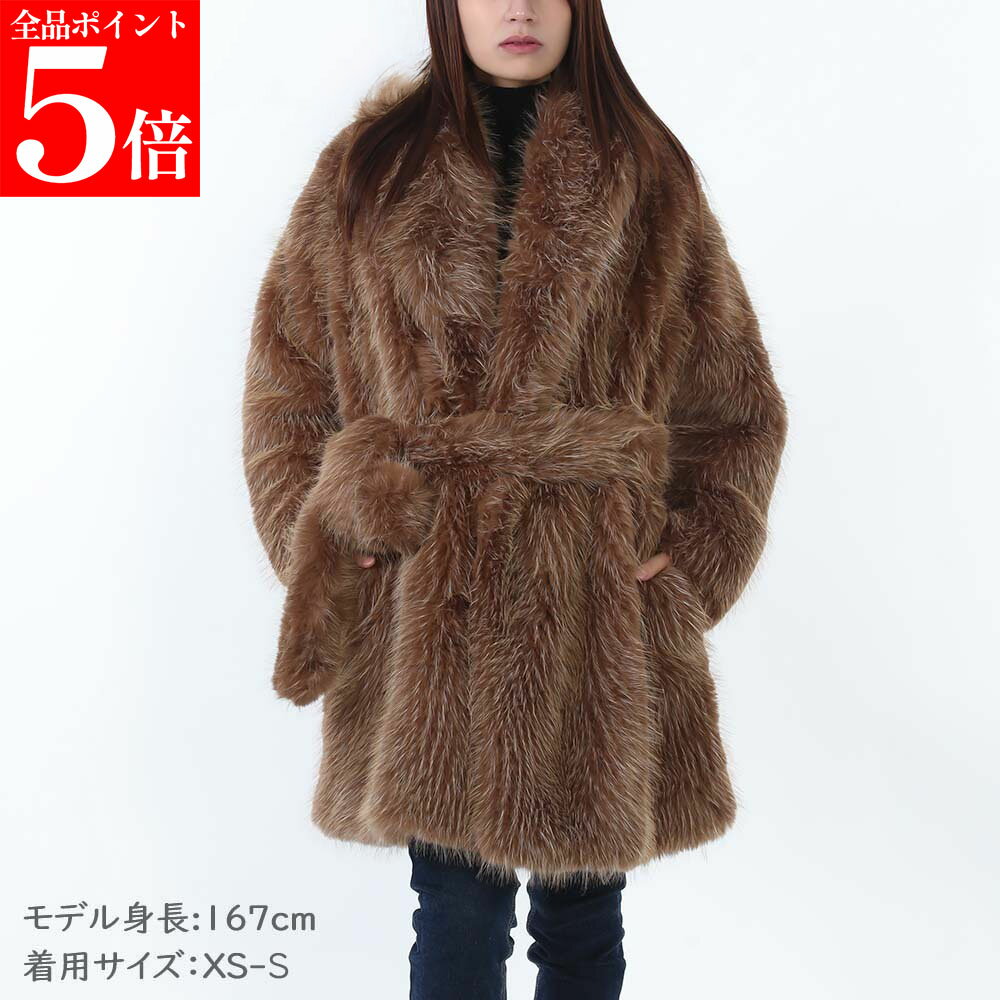 Rakuten - 【決算セール☆全品P5倍＆最大2万円スペシャルクーポン10日迄】MACKAGE マッカ—ジュ KACELA C1211 コート エコファー ミドルコート
