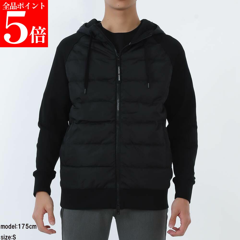 樂天商城 - 【正規品・新品・GW直前スーパーSALE全品P5倍＆全品5％値引きクーポン30日迄】CANADA GOOSE カナダグース 6843M 9061 ハイブリッジ ヒューロン フルジップ フーディー