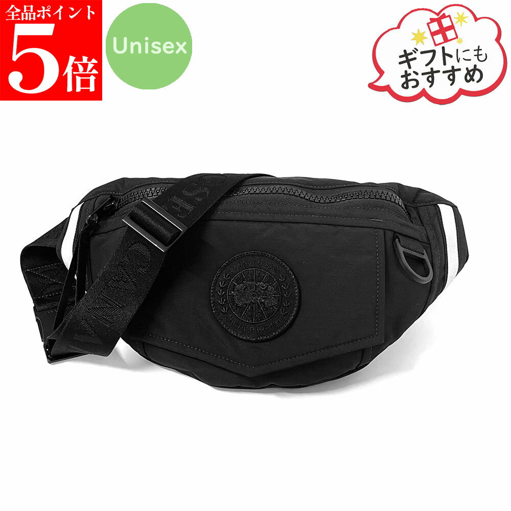 Rakuten - 【正規品・新品・GW直前スーパーSALE全品P5倍＆全品5％値引きクーポン30日迄】CANADA GOOSE カナダグース ボディバッグ 8833UB Waist Pack ウェイストパック メンズ レディース ウエストバッグ ベルトバッグ ロゴ 鞄 ユニセックス 女性用 男性用 婦人用 紳士用