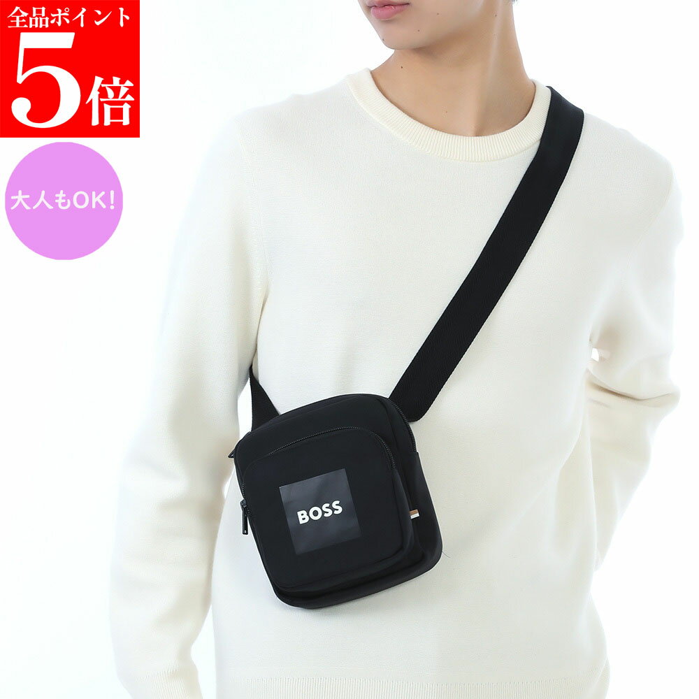 Rakuten - 【正規品・新品・GW直前スーパーSALE全品P5倍＆全品5％値引きクーポン30日迄】HUGO BOSS ヒューゴボス J53177-09B メンズ ショルダーバッグ クロスボディ斜め掛け 男性用 紳士用 軽量