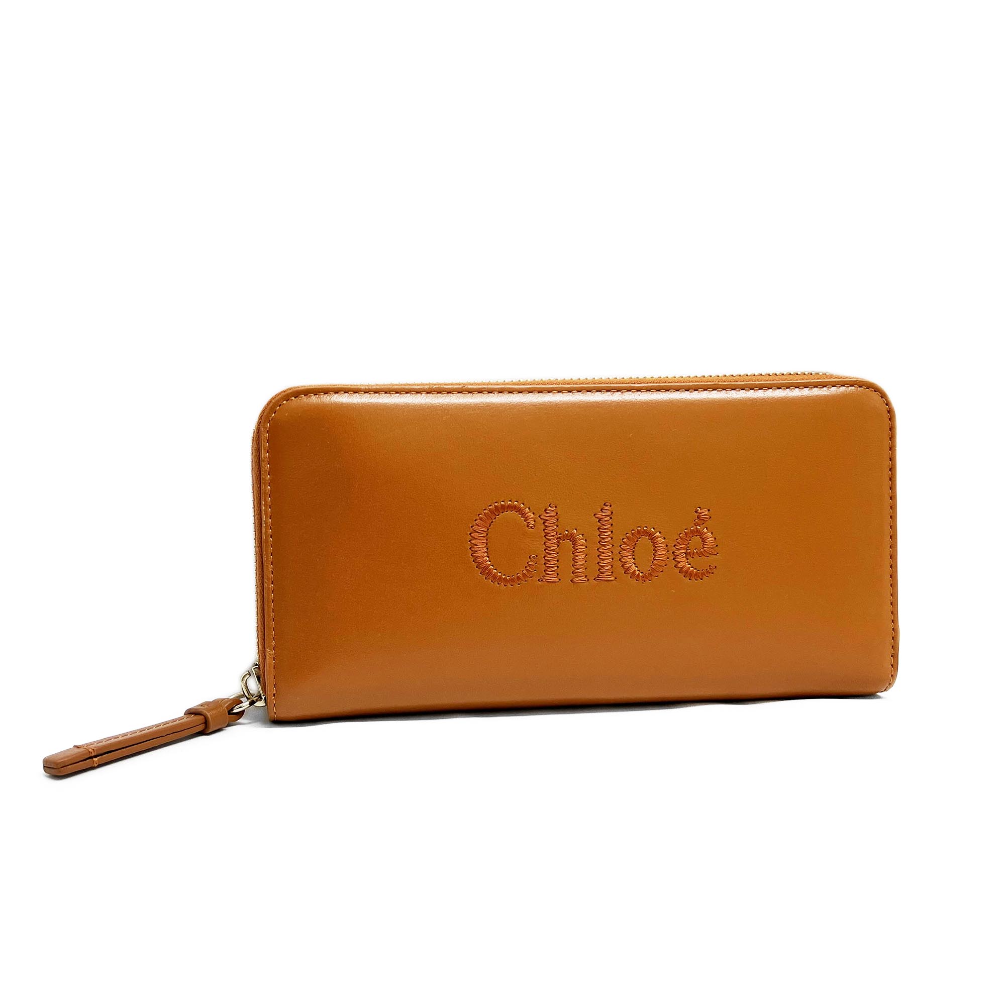 クロエ 財布（レディース） 【決算大処分市☆全品10％OFFクーポン☆31日迄☆全品新品】Chloe クロエ CHC23AP970 I10 247 “chloe Sense”ジップ付きロングウォレット/ 長財布 ライトブラウン系