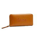 【GW・母の日ギフトスペシャルセール☆全品10％OFFクーポン☆12日迄☆全品新品】Chloe クロエ CHC23AP970 I10 247 “chloe Sense”ジップ付きロングウォレット/ 長財布 ライトブラウン系