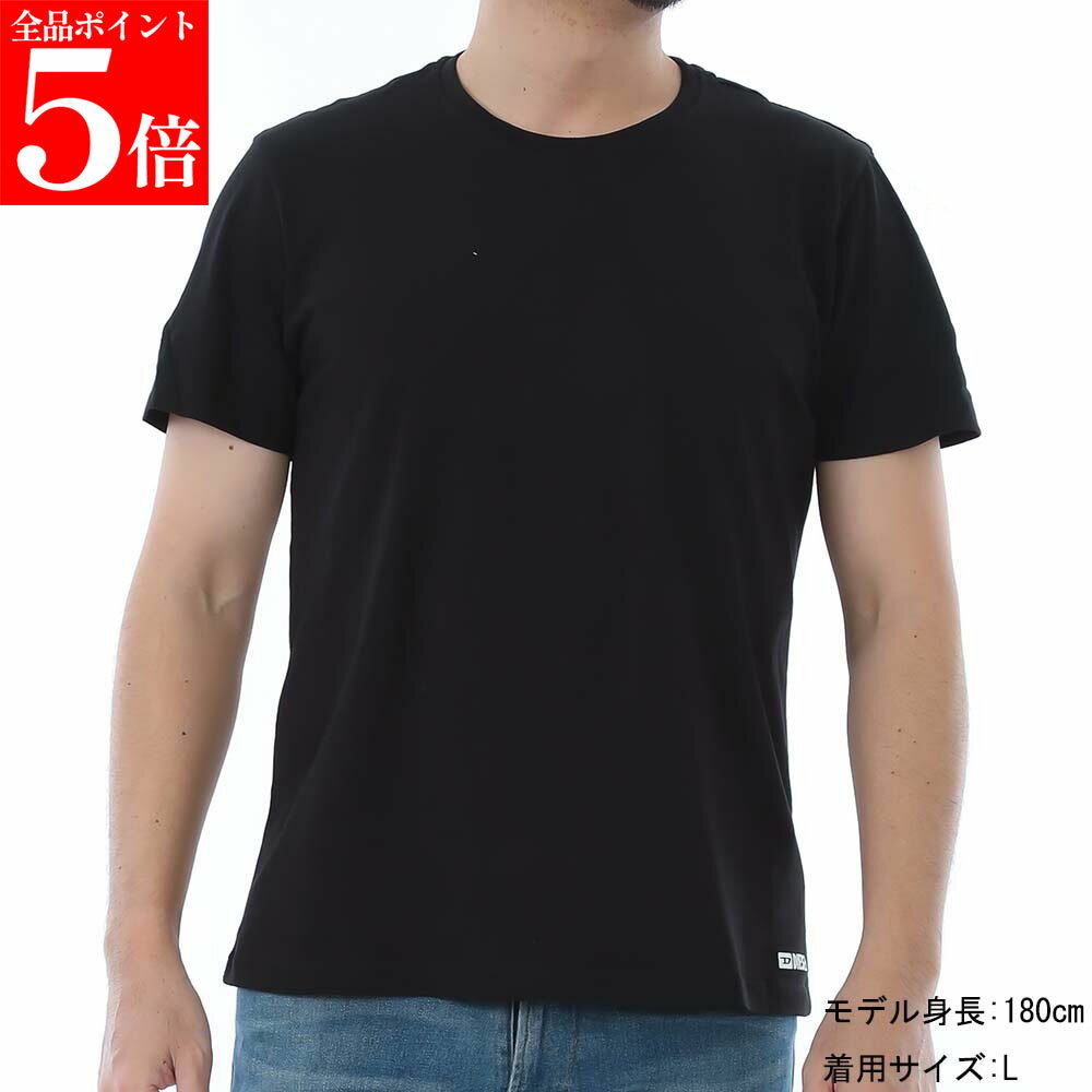 【正規品・新品・GW直前スーパーSALE全品P5倍＆全品5％値引きクーポン30日迄】DIESEL ディーゼル A178280LIAD E4101 RANDAL-D-BOX-3PACK Tシャツ 半袖 3枚セット メンズ(4.0)