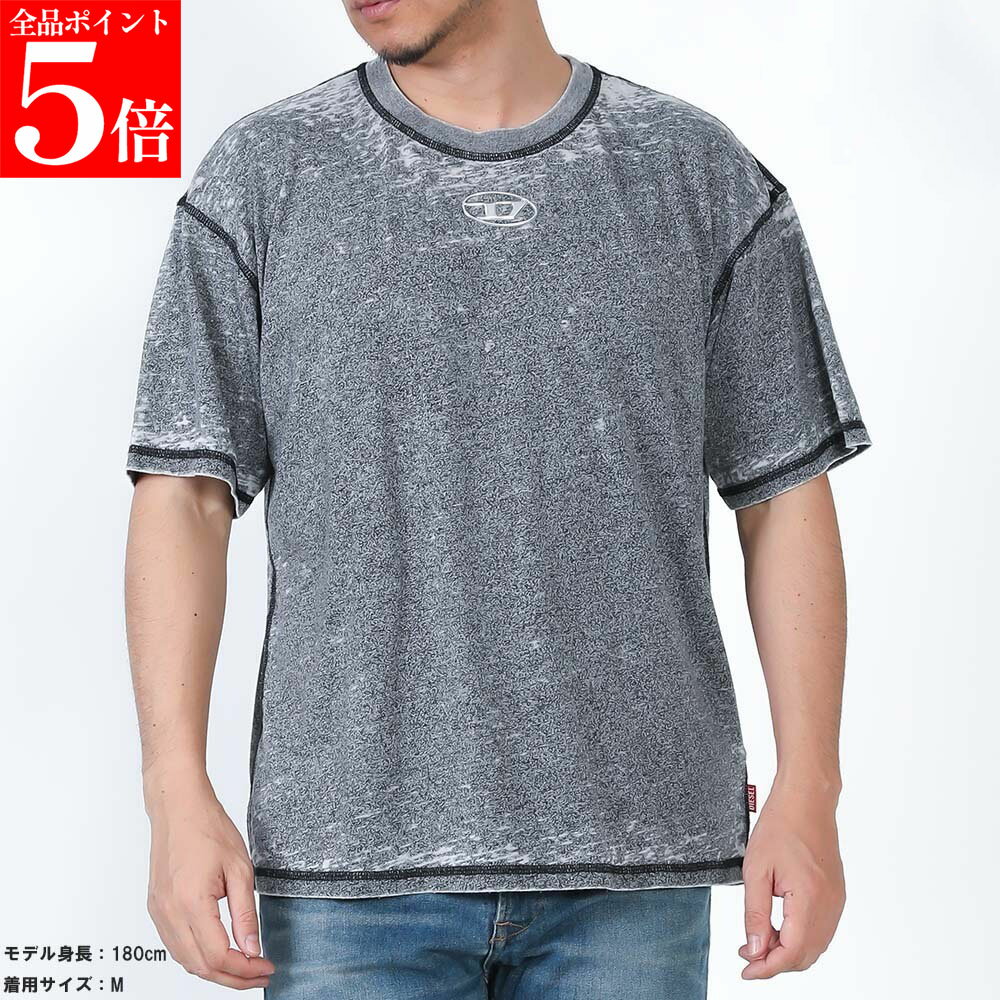 Rakuten - 【正規品・新品・GW直前スーパーSALE全品P5倍＆全品5％値引きクーポン30日迄】★2025SS★ DIESEL ディーゼル A16146 0CPAJ 96P T-BOXT-PAK 半袖 Tシャツ メンズ