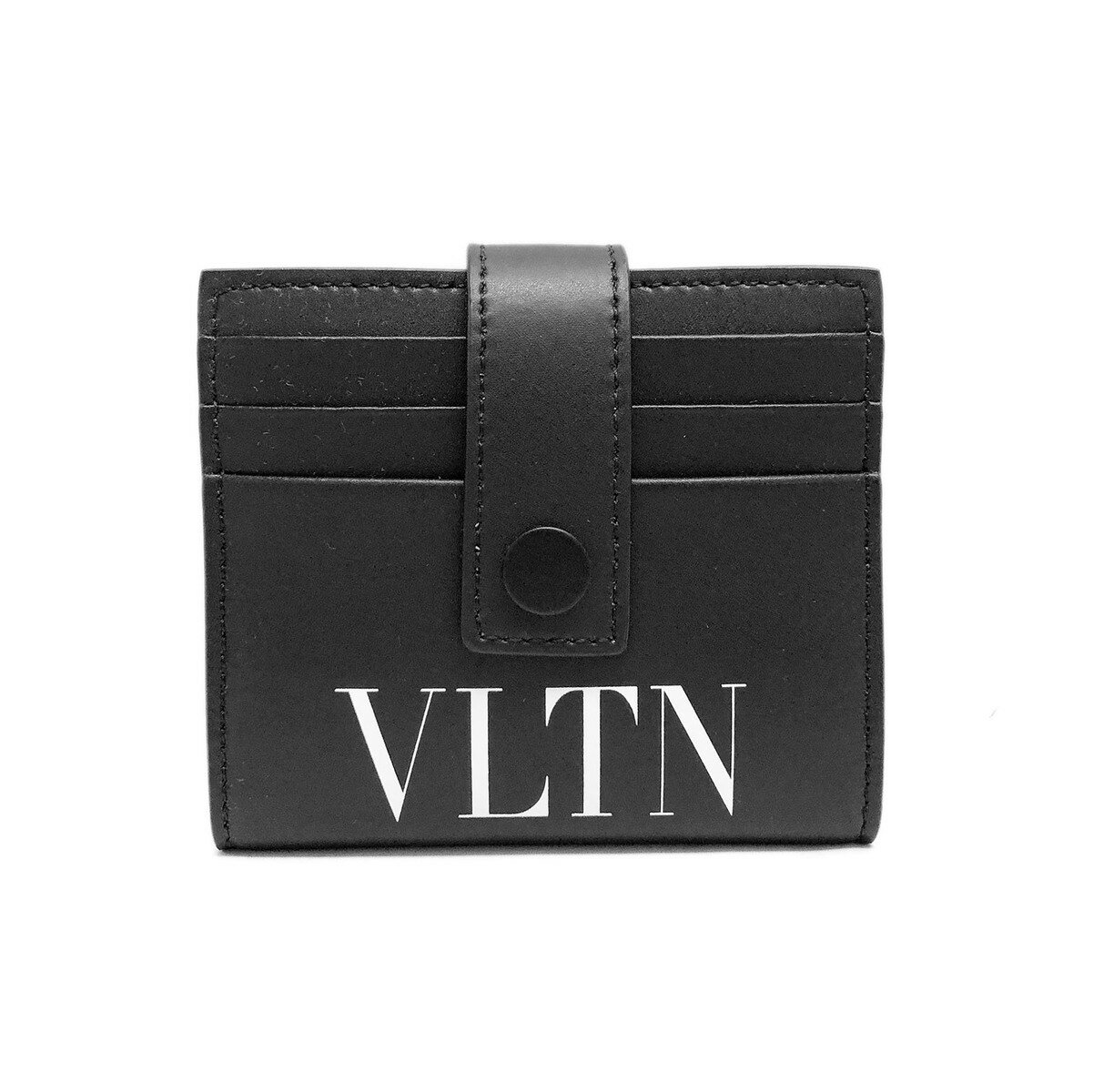 【決算大処分市☆全品10％OFFクーポン☆31日迄☆全品新品】VALENTINO ヴァレンティノ 2Y2P0U31LVN 0NI VLTN カードケース/カードホルダー ブラック×ホワイト