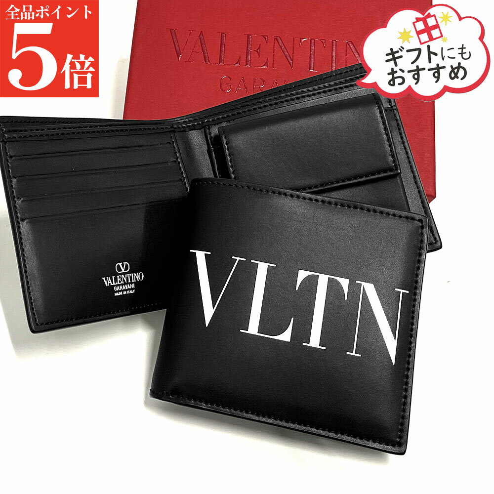 Other - 【正規品・新品・GW直前スーパーSALE全品P5倍＆全品5％値引きクーポン30日迄】VALENTINO バレンティノ 4Y2P0577LVN 0NI VLTN メンズ 二つ折り財布 男性用 紳士用