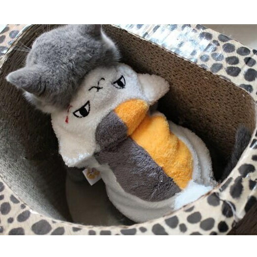 ニャンコ先生 変身着ぐるみ XS S M L XL 超小型犬〜小型犬 犬服 猫服 コスプレ コート SS 2L LLのサムネイル