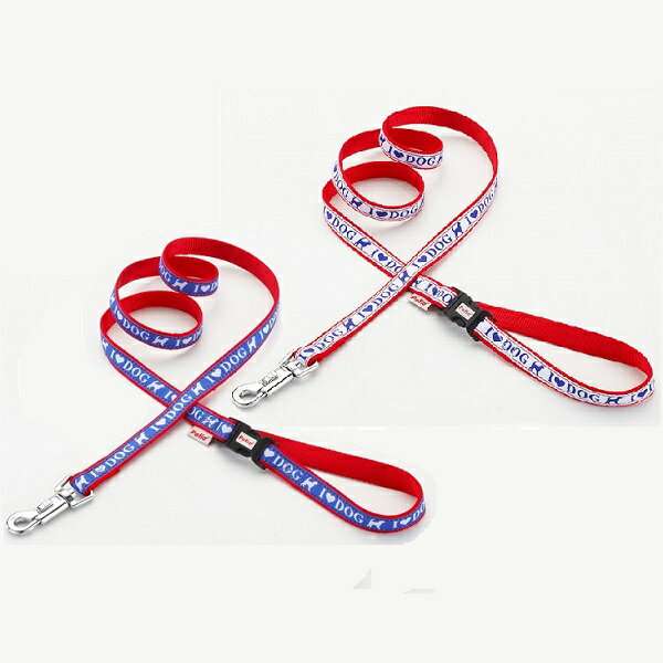 ペティオ リトルエンジェル ラブドッグリード XS・SS ブルー・ホワイト ミニ犬〜超小型犬 犬用 引き紐 【クリックポスト対応】