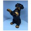 ROYAL PRASENTE ロットワイラーの置物 D339B handbemalt 陶器 犬雑貨 犬グッズ