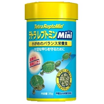 【アウトレット！】 テトラ レプトミン ミニ 35g mini 亀の餌 Tetra 【訳あり※賞味期限：2018年4月29日まで】