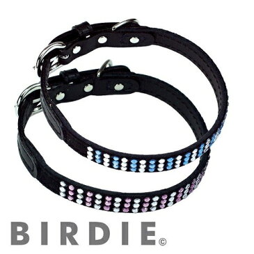 BIRDIE ジェムストーンカラー 21サイズ ピンク・ブルー 超小型犬用・猫等 ワンタッチバックル 首輪 バーディ