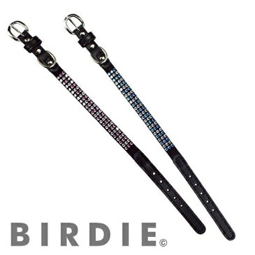 BIRDIE ジェムストーンカラー 21サイズ ピンク・ブルー 超小型犬用・猫等 ワンタッチバックル 首輪 バーディ