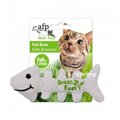 【アウトレット】 afp Green Rush フィッシュボーン 猫用 おもちゃ TOY またたび 【訳あり※汚れ有り】