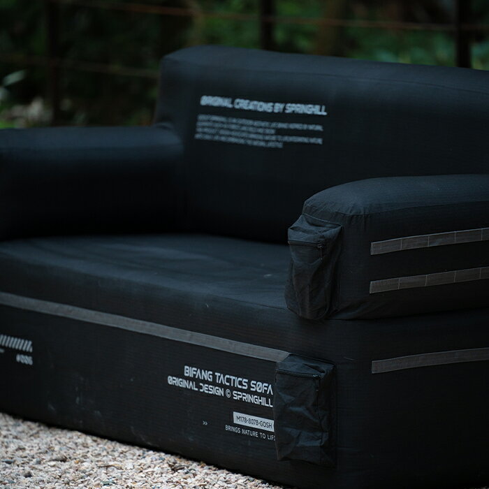 Springhill 【7.7kg軽量 耐荷重300kg ツインエア室 3分充気】 エアーソファー 600Dリップストップ 防水撥水 丸洗いOK キャンプ 車中泊 防災 収納袋付 送料無料 CS-AS600 springhill-10000020 springhill サンプル画像3