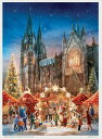 【送料無料】ドイツ アドベントカレンダー A3サイズ ケルン大聖堂 クリスマス クリスマスツリー クリスマスマーケット リチャード セルマー 夜空 絵画