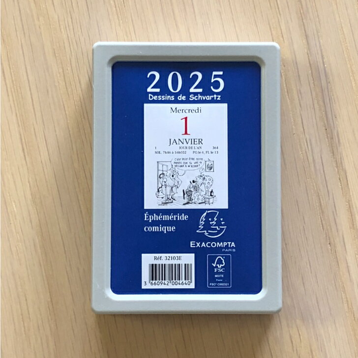 【送料無料】フランス 日めくりカレンダー 2025 おしゃれ かわいい フランス直輸入 カレンダー  ...