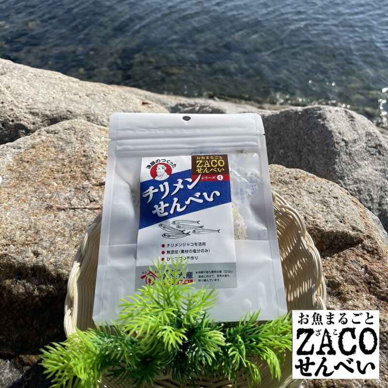 (送料無料)チリメンせんべい ハーフサイズ 1袋 宮原水産 広島産 内容量10g 減塩 自然食品 あっさり 腎臓病食品 無添加