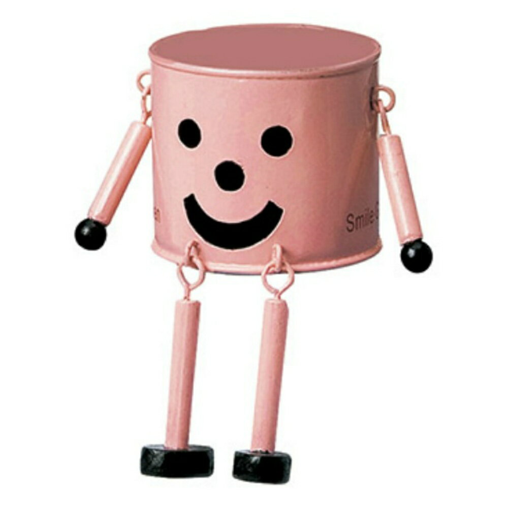 玻璃碗 - 【送料無料】ブリキマンポットS　ピンク　4個セット　2786-C-P【代引不可】〈北海道・沖縄・離島・一部地域は別途送料がかかります〉