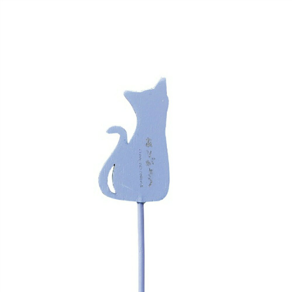 乐天商城 - 【送料無料】お供えピック　ペット葬祭　猫　パープル　12本セット　5006-PU【代引不可】〈北海道・沖縄・離島・一部地域は別途送料がかかります〉
