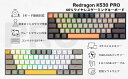 Redragon K530Pro メカニカル式ゲーミングキーボード61キー Bluetoothと2.4GhzとUSB有線の3つモード接続 茶軸 60%コンパクト設計 RGBバックライト付き PC/ラップトップ/スマートフォン用のワイヤレスキーボード