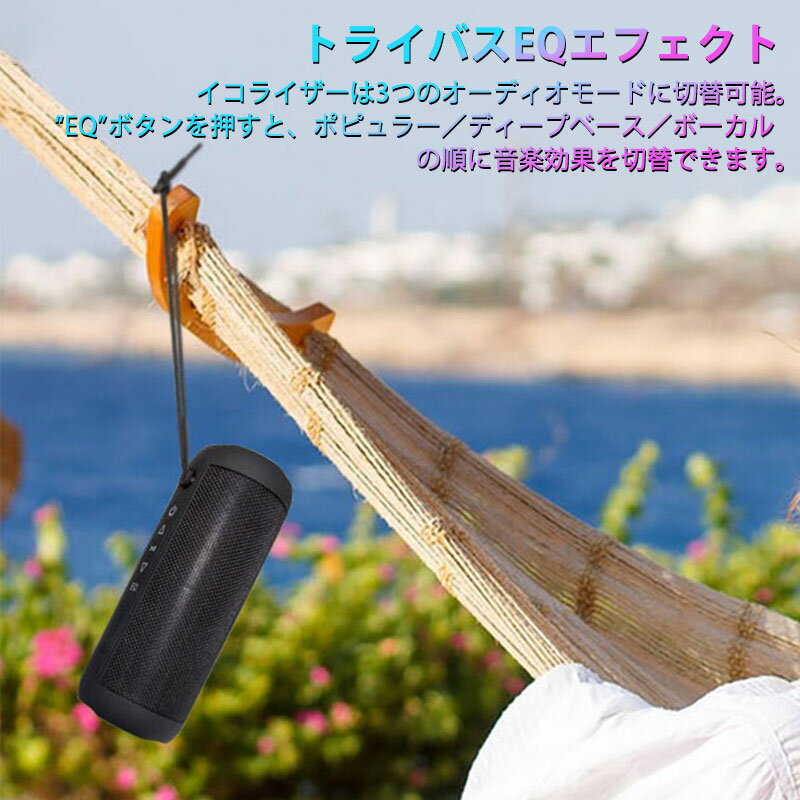 �֥롼�ȥ�����5.0 �ݡ����֥륹�ԡ����� ���Х� IP66�ɿ��ɿ� RGB�饤����� AUX/TF�����ɺ����б� Type-C���� TWS���ƥ쥪��ǽ ���� �����ȥɥ� ��ž�� �ϥ����� ������ �ѡ��ƥ����˺�Ŭ (�֥�å�)