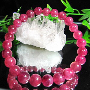 ピンクトルマリン(レッドトルマリン) ブレスレット/大きさ:7mm/サイズ:16cm