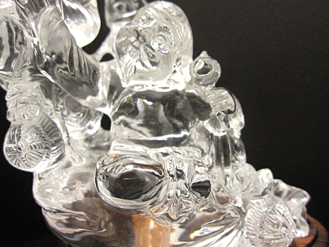 【天然石彫刻】大黒&恵比寿様 大黒様 天然水晶 風水 縁起物 財運 商売繁盛 天然水晶 縁起物 風水彫刻 天然石 最高級 天然水晶手彫り 彫刻置物 天然石 パワーストーン アクセサリー