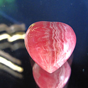 インカローズ ハート形ペンダント ロードクロサイト ペンダントトップ