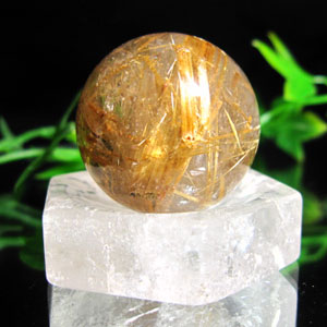 【天然石 ポイント　丸玉】ルチルクオーツ/ゴールドルチルクオーツ　/　金針水晶　/置物 風水 縁起物　厄除け祈願 縁起物 天然石 パワーストーン アクセサリー