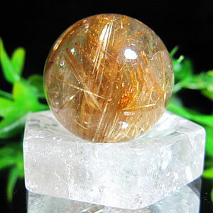 【天然石 ポイント　丸玉】ルチルクオーツ/ゴールドルチルクオーツ　/　金針水晶　/置物 風水 縁起物　厄除け祈願 縁起物 天然石 パワーストーン アクセサリー