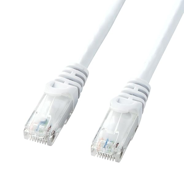 樂天商城 - サンワサプライ CAT6LANケーブル (10m) UTP 1Gbps/250MHz RJ45 ツメ折れ防止 ホワイト LA-Y6-10W