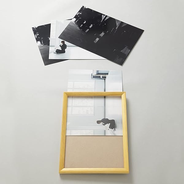 フジカラー FUJICOLOR 額縁 額装用 バックシート 全紙 5枚入り 470215 無色透明
