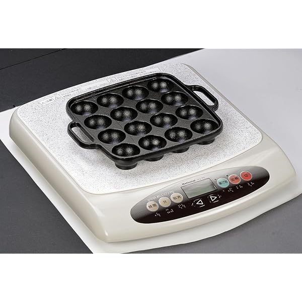イシガキ 鉄鋳物 たこ焼き器 16穴 ブラック 縦19×横23×高さ3cm IH対応 ガス火 対応...