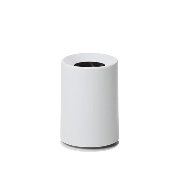 ideaco(イデアコ) ゴミ箱 丸形 1.2L 直径12.5?高さ18.5cm mini TUBELOR gray (ミニチューブラー グレー)