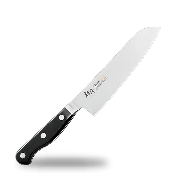 Sanjo High-Carbon Steel 170mm Santoku (All-Purpose Knife) | Japanese Kitchen Knife