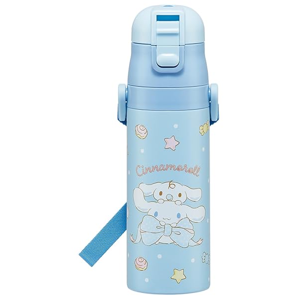 乐天商城 - スケーター(Skater) 水筒 子供用 直飲み 470ml サンリオ シナモロール ビッグリボン 女の子 保冷